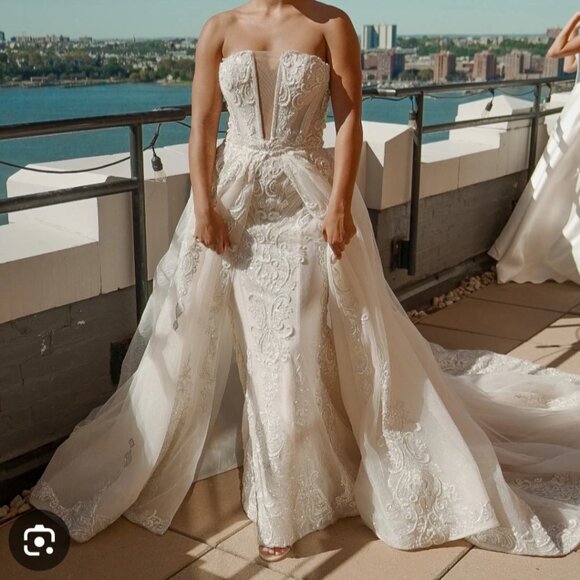 NWT ELIZABETH LEE Jolie bridal gown ivory